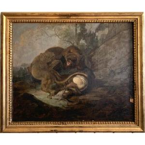 Carl Borromäus Andreas Ruthart (1630 - 1703) Oil Painting On Canvas 17th Century 