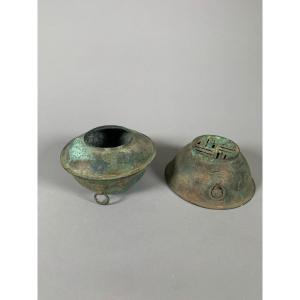 Bronze Offering Steamer Han Dynasty 206 Bc-220 Ac Archeology China 