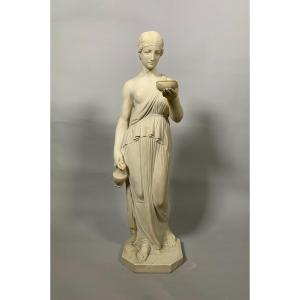 French School Of The 19th Century After Berthel Thorvaldsen (1770 – 1844) “hebe”