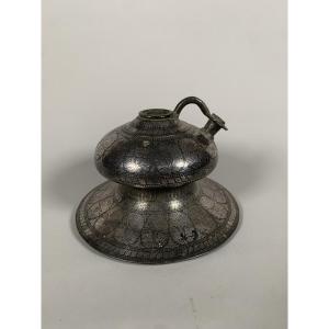“huqqa” Hookah Base With “bidri” Decor India Deccan 18th Century