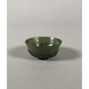Spinach Green Jade Bowl, 19th Century, China