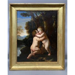 Karel Philips Spierincks (1609–1639) 17th Century Chiaroscuro Painting 