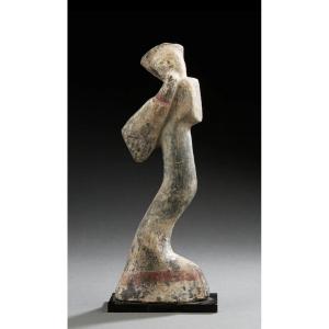 Sculpture Of A Mingqi, China, Han Dynasty (206 Bc To 221 Ad), Ancient Archaeology