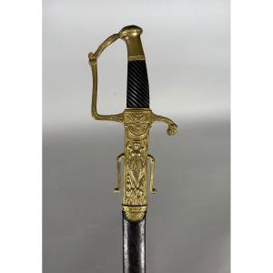 Naval Officer's Sword, Prairial Model, Year XII, Empire, 19th Century  