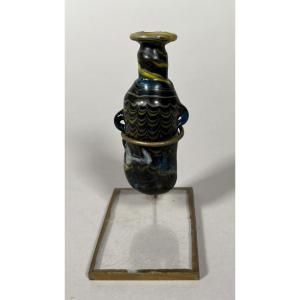 Amphorisk In Phoenician Glass 2nd-1st Century Bc