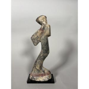 Sculpture Of A Dancer, China, Han Dynasty (206 Bc To 221 Ad), Mingqi 