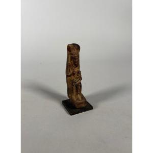 Terracotta Sculpture Of Isis Lactans, Egypt, 7th-4th Century Bc