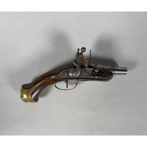 Flintlock Travel Pistol, 18th Century, Circa 1750