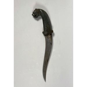 Lion-headed Jade Kard Dagger India Mughal Dynasty (1526-1857)