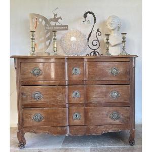 18th Century Nantaise Cherrywood Chest Of Drawers