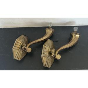 Pair Of 1940 Wall Lights