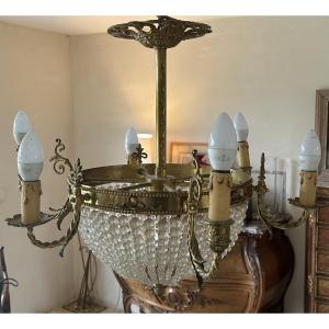 Basket Tassel Chandelier