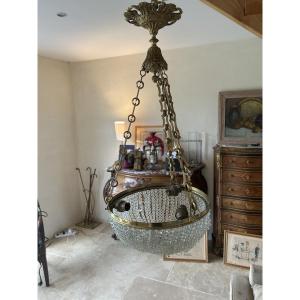 Basket Tassel Chandelier