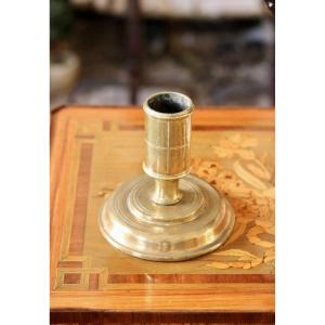 Candle Holder In Gilt Bronze