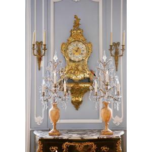 Pair Of Girandoles With Three Arms Of Lights