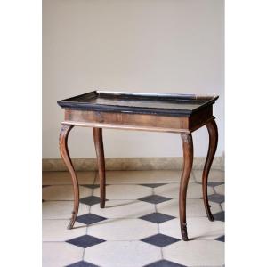 Cabaret Table In Martin Varnish And Walnut