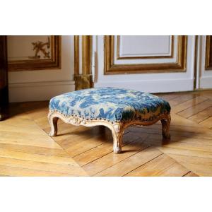 Small Foot Stool In Golden Wood