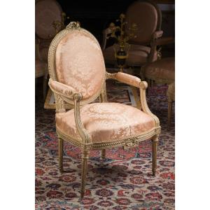 Set Of Six Armchairs Stamped George Jacob.