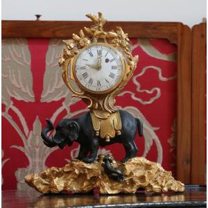 Louis XV Period Elephant Clock 