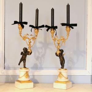 Pair Of Louis XVI Candlesticks