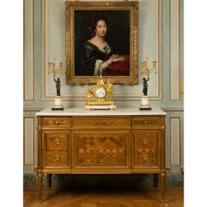 Louis XVI Chest Of Drawers, Stamped Weisweiler