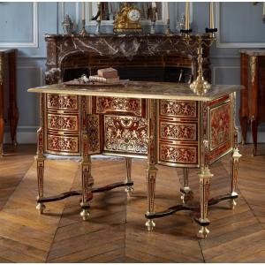 Mazarin Desk With Boulle Marquetry