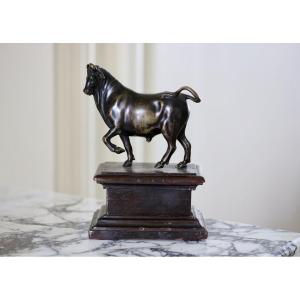 Bull In Bronze Late 17th
