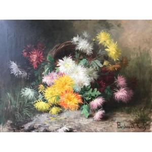 Barbaud-koch Marie-élisabeth 1862-1932 Magnificent Oil On Canvas, Signed Lower Right.