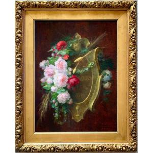 Costadau Berthe 1864-1920. Oil On Canvas, Signed Lower Right And Dedicated.