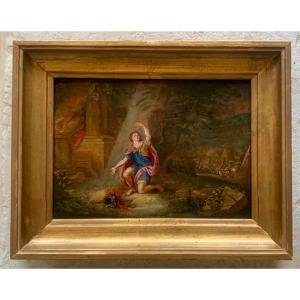 French School Of The 18th Century. Scene From The Old Testament. 