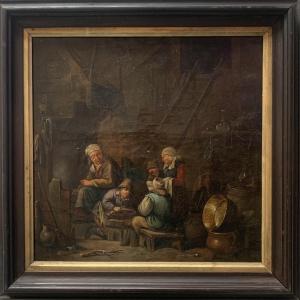 Dutch School, Early 18th Century. Unsigned Oil On Canvas. 