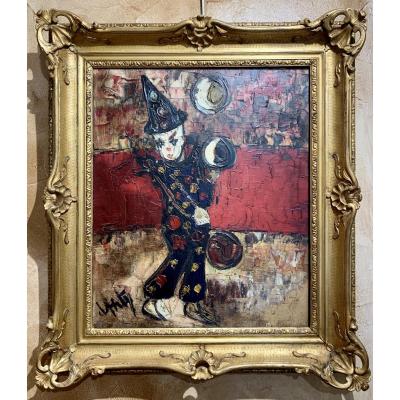 The Clown At La Timbale Henry d'Anty 1910-1998