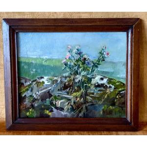 Table Of Flowers Signed Euler Pierre-nicolas 1846-1915