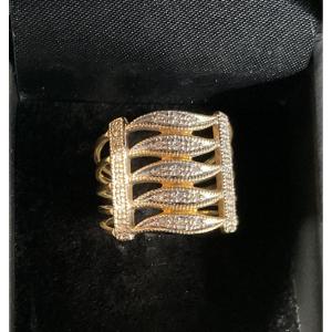 Baguette Or Jaune Or Blanc Diamants