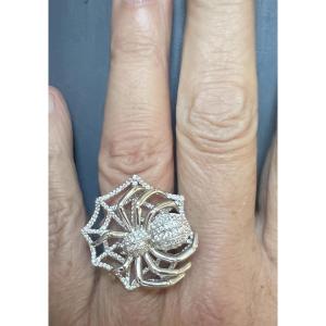 Spider Silver Ring