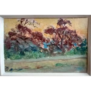 Landscape 1932, Joseph Milon, Provençal School.