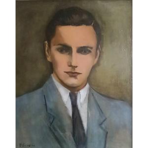 Portrait Of A Young Man. José Palmeiro. Paris School.