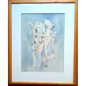  Aquarelle No. 18 (1978). Gerardo Chávez. Peru 