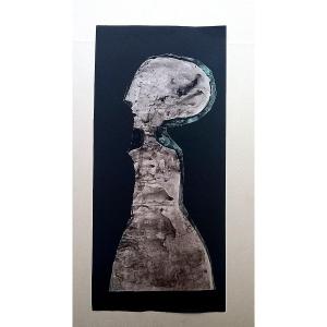 Character. Collage. Slavko Kopač. Art Brut. Croatia