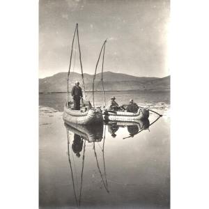 Rest After Fishing. Lake Titicaca. Puno. Martin Chambi. Peru.