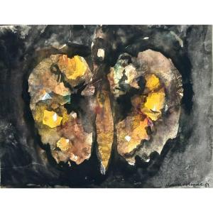 Butterfly. Slavko Kopač. Brut Art. Croatia. 1961.