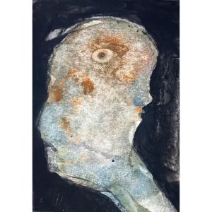 Character. Slavko Kopac. Art Brut. Croatia. 1959/1960