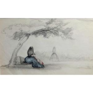 "paseo En La Alameda". Osmond Romieux. Lima, Peru. 