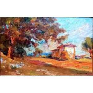 A Country House In The Aix Region. Joseph Ravaisou. Circa 1905