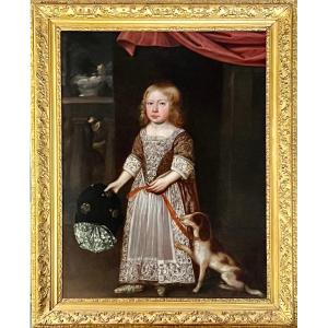 Portrait Of King William III As A Boy - Northern European School C.1660.