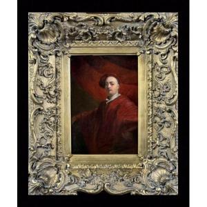 Portrait Of Alexander Van Aken (1701-1757), Oil On Panel, English, 18th Century