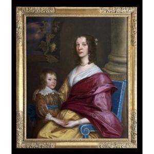 English School, 1644 - Portrait Of Lucy Hutchinson (1620-1681) By Thomas Or Edward Hutchinson