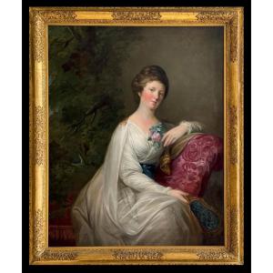 George Willison (1741-1797) - Portrait Of Henrietta Fordyce (nee Cumming).