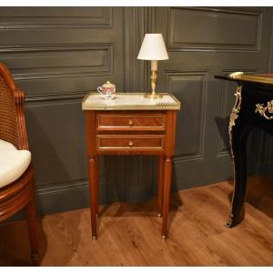 Small Louis XVI Style Bedside Table