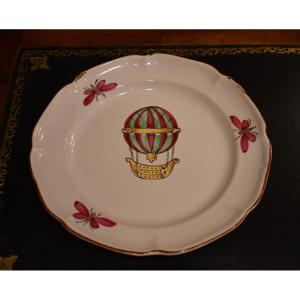 Lunéville Earthenware Plate